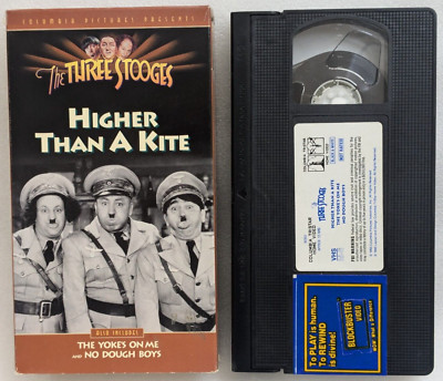 The Three Stooges Higher than a Kite (VHS, 1994, Blockbuster)