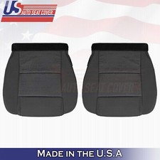 2005 2006 2007 For Ford Mustang Driver Passenger Bottom Cloth Seat Covers Blk