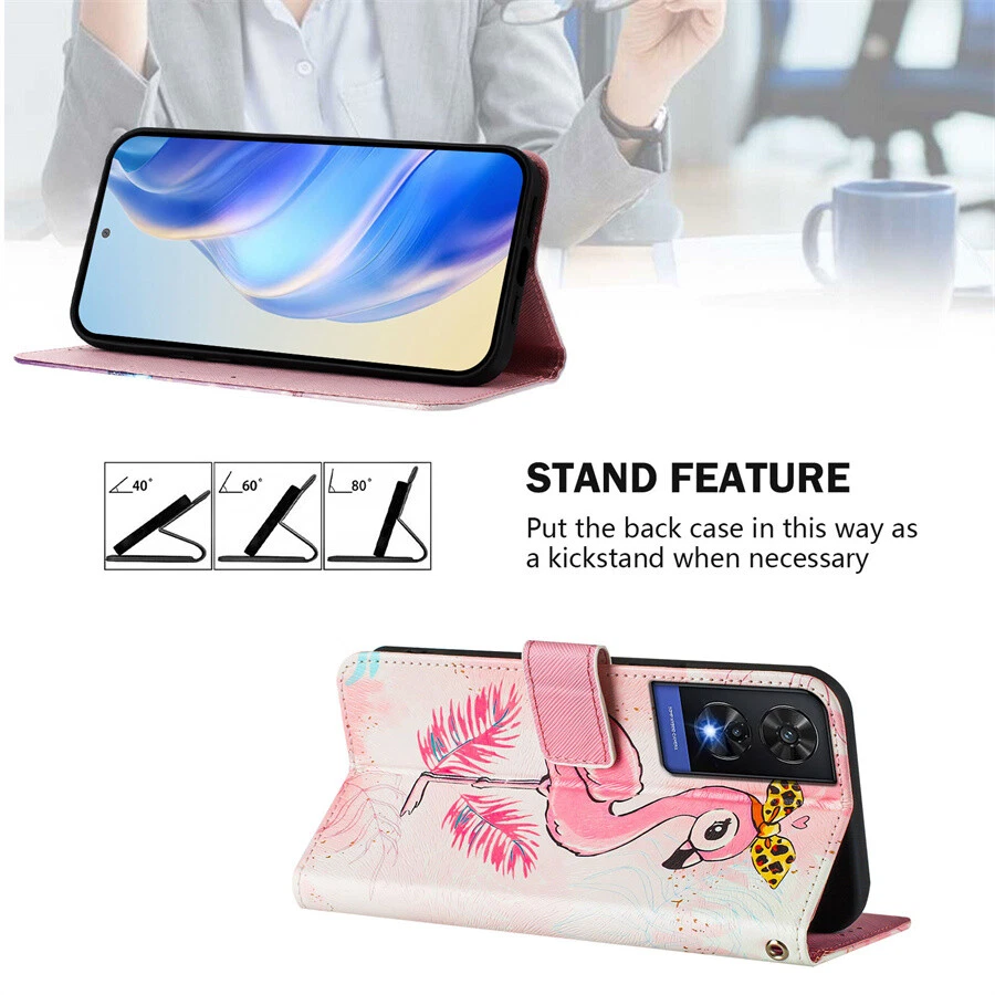 Case for ZTE Blade A75 V70 Vita V70 Nubia Z60 Ultra Painted Wallet Stand Cover - Image 3 of 4