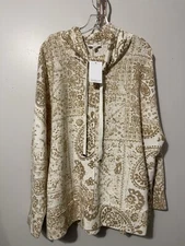Westbound Women's Pull Over Hoodie BoJo Print Size 1X