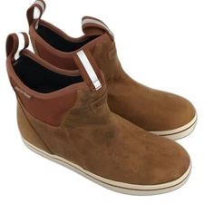 Xtratuf Men's Leather 6 in Ankle Deck Boot Size 7.5 US