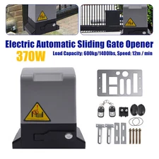 Sliding Gate Opener Electric Operator 1322 lbs 600kg Automatic Motor Remote Kit