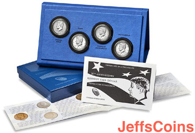 50th Anniversary Kennedy 1964 2014 P D Half Dollar 5 Coin Set inc