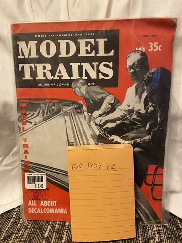 1959 Model TRAINS Magazine Model RAILROADS Made Easy FALL EDITION Gage ALL - Picture 7 of 7
