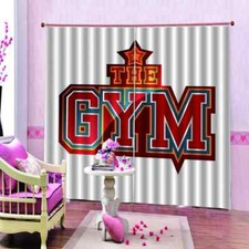 Five Pointed Star Printing 3D Blockout Curtains Fabric Window Home Decor