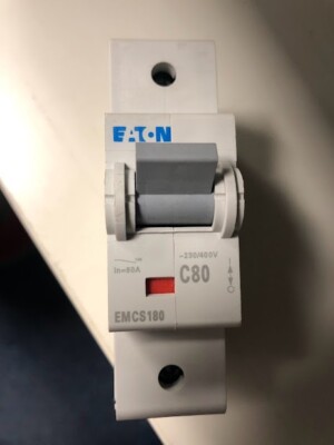 Eaton MEM EMCS180 80 AMP 1-POLIG Typ C 20kA Memshield 3 MCB ***NEU ***