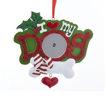 Dog Picture Frame Ornament