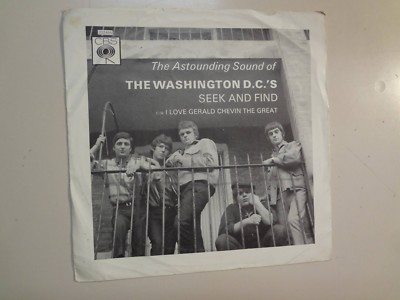 WASHINGTON D.C. s:Seek & Find-I Love Gerald Chevin TheGreat-U.K. 7''66 CBS DJ PSL