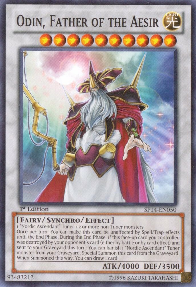Odin, Father of the Aesir - SP14-EN050 - Common - 1st Edition