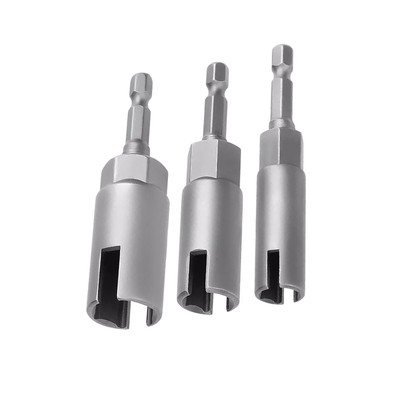 3 * Power Wing Nut Driver Hakenbohrer Steckschlüssel Werkzeug 1/4'' Schaft