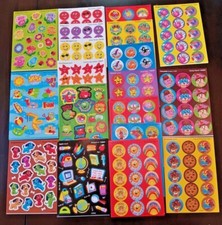 SCRATCH N SNIFF YOU CHOOSE SCENTED STICKER SHEET - REWARD STICKERS - SCRAPBOOK