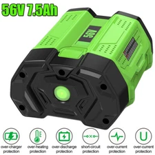 56V 7.5Ah Lithium-ion Battery Rechargeable For EGO 56V BA4200T BA1400 BA5600T