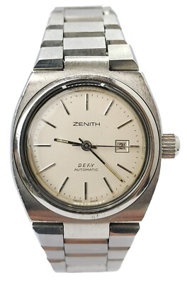 Zenith Uhr Defy Surf Automatic Lady Armband Zenith Swiss Made 70er Jahre rar