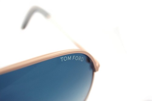Tom Ford Erin Herren Pilot Sonnenbrille TF466 29P 61mm Matt Rotgold Blau Sehr - Bild 8 von 14
