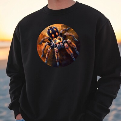 Tarantula Portrait Sweatshirt Cosy And Perfect For Any Occasion S to 4XL