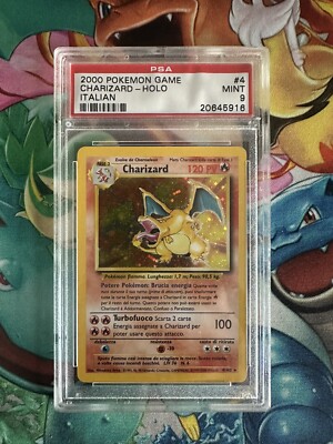 Pokemon 2000 PSA 9 Charizard Blastoise Venusaur 4/102 Set Base