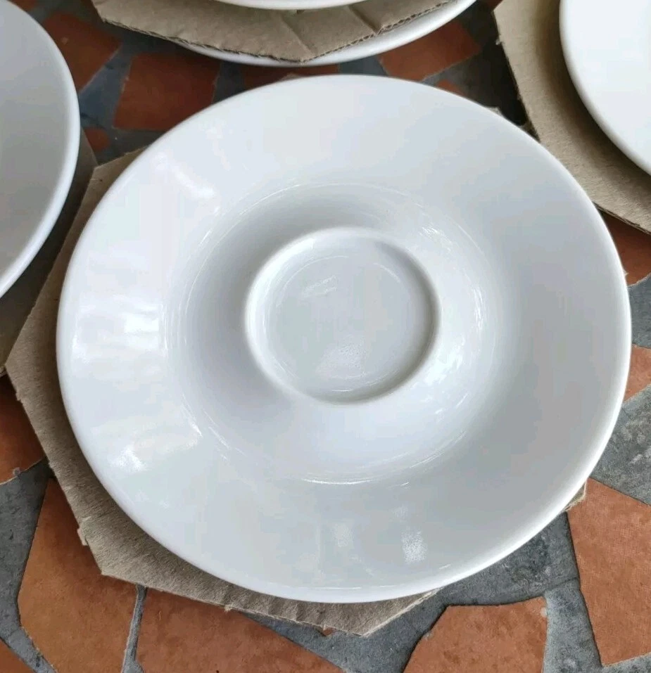 Lot 12 Sous Tasse A Café Apulum Porcelaine Neuf Dans Sont Carton D'origine - Photo 3/4
