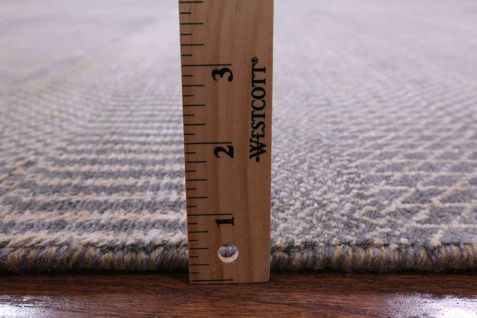 8' 0" X 9' 10" Savannah Gabbeh Hand-Knotted Wool & Silk Rug - Q7844