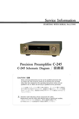 Accuphase Service Manual, original factory CD downloadable | eBay