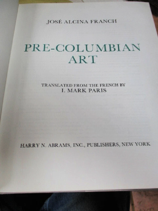PRE-COLUMBIAN ART,1983,Jose Alcina FRANCH, Illustrated, DJ Foto 4 de 4