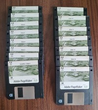 Adobe PageMaker 6.0 for Apple Macintosh 1996 - Complete Set 15 3.5" Floppy Disks