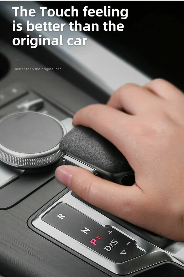 Для Audi A4 S4 S5 RS5 B9 A5 Q5 Q7 темно-серый автомобильный переключатель передач алькантара крышка отделка - Изображение 3 из 4