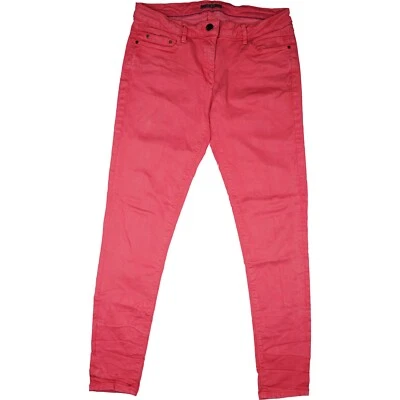 ESPRIT Damen super Stretch Jeans Hose Slim Skinny Fit mid Rise 40 L W31 L30 Rosa - Bild 1 von 4