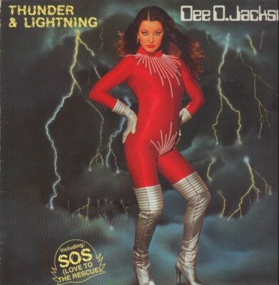 LP Dee D. Jackson Thunder & Lightning COSMIC SPACE DISCO Jupiter Records