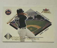 Mike Piazza 2001 Fleer Focus Diamond Vision #11 - New York Mets
