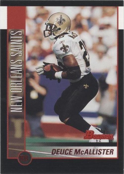 2002 Bowman Deuce McAllister #28 - 1 of 2