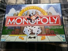 MONOPOLY DELUXE EDITION parker brothers Hasbro Made in USA Excellent condition!