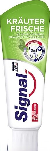 Зубная паста Signal с травяной СВЕЖЕСТЬЮ и мятным вкусом - 75 мл 1990₽