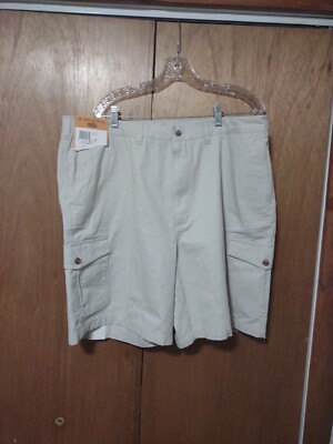 Savane Shorts Mens 44 Cargo Eco Start Trail Performance Khaki Wrinkle Resistant