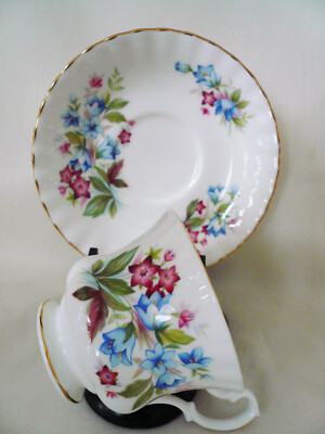 Royal Albert England Summertime Series ~ BOURTON MIXED FLORAL ~  Teacup cup