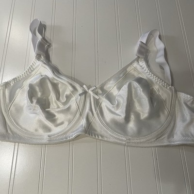 Vintage Playtex 18 Hour 42B White Underwire Bra Made In USA Style #4846