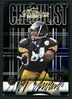 Troy Edwards 2000 Playoff Prestige CHECKLIST AUTO CL86 Football NFL Card Steeler