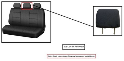 RH BWN LEA 3RD ROW HEADREST   OEM 2013 FORD EXPEDITON