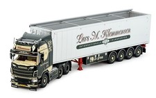 TEKNO,SCANIA R Highline 6x4 with 4-axle trailer LARS KLEMMENSEN, 1/50, TEK83010