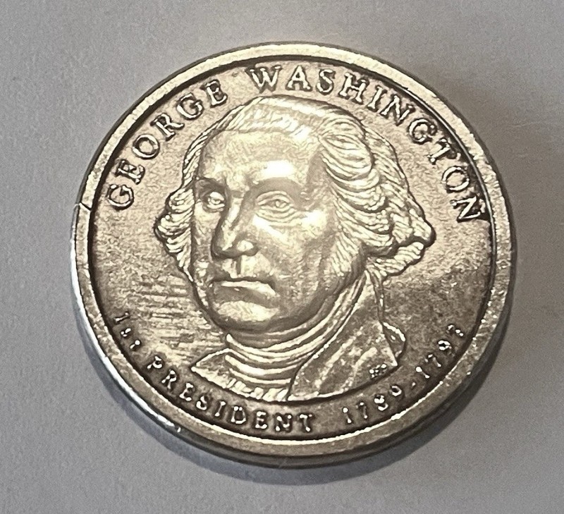 George Washington Presidential Dollar 2007 D