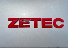 Red Letters badge for ZETEC S Ford TDCI Fiesta KUGA Focus Mondeo C max S max 