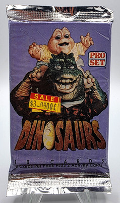 1992 Pro Set - Dinosaurs - 1 Factory Sealed Pack