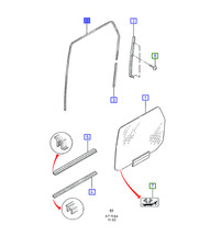 Porte arrière et accessoires Ford ESCORT