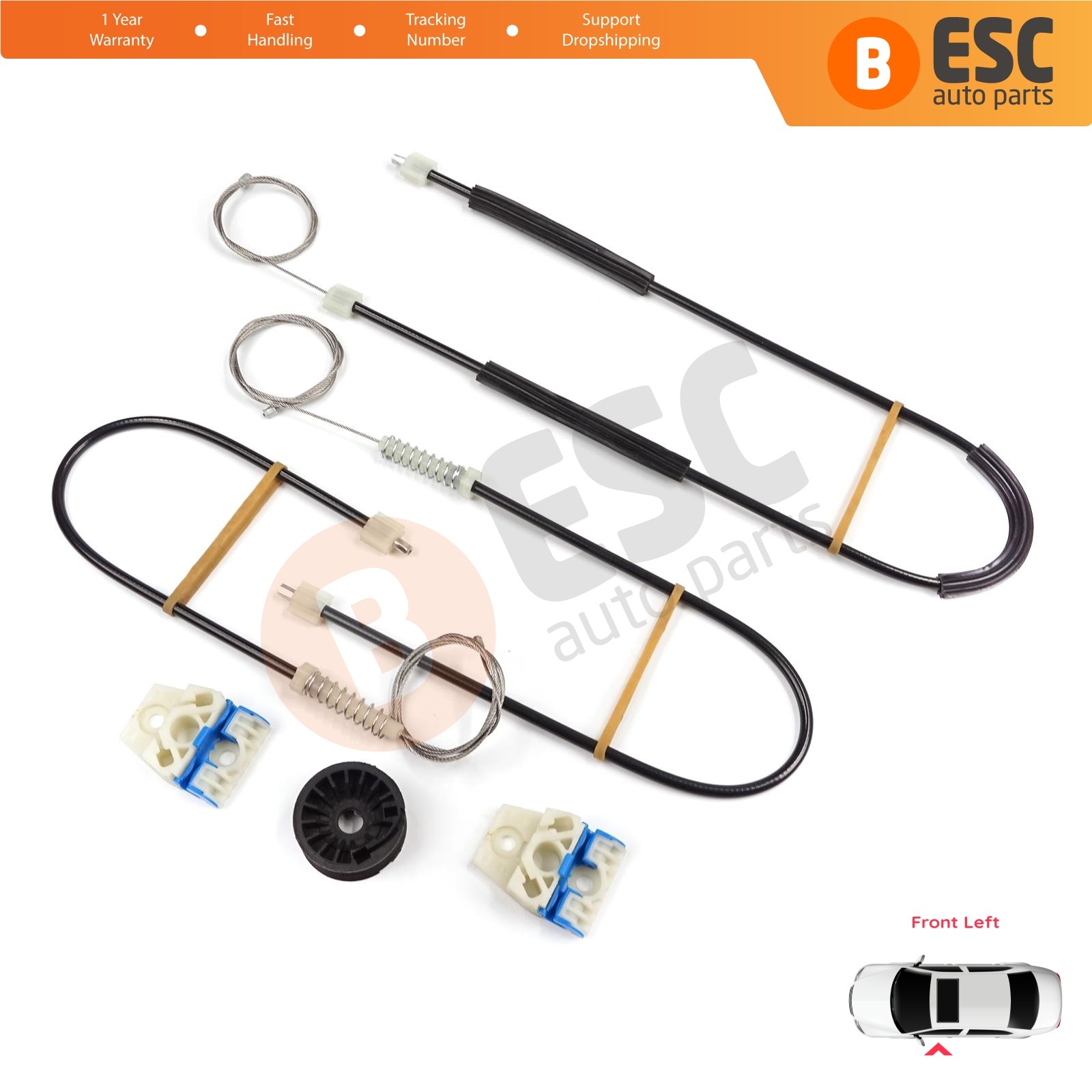 Window Regulator Set Left for Mercedes Truck Arocs Actros Axor 2 Atego 3 Antos
