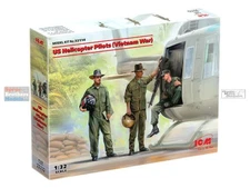 ICM32114 1:32 ICM Helicopter Pilots (Vietnam War) Figure Set
