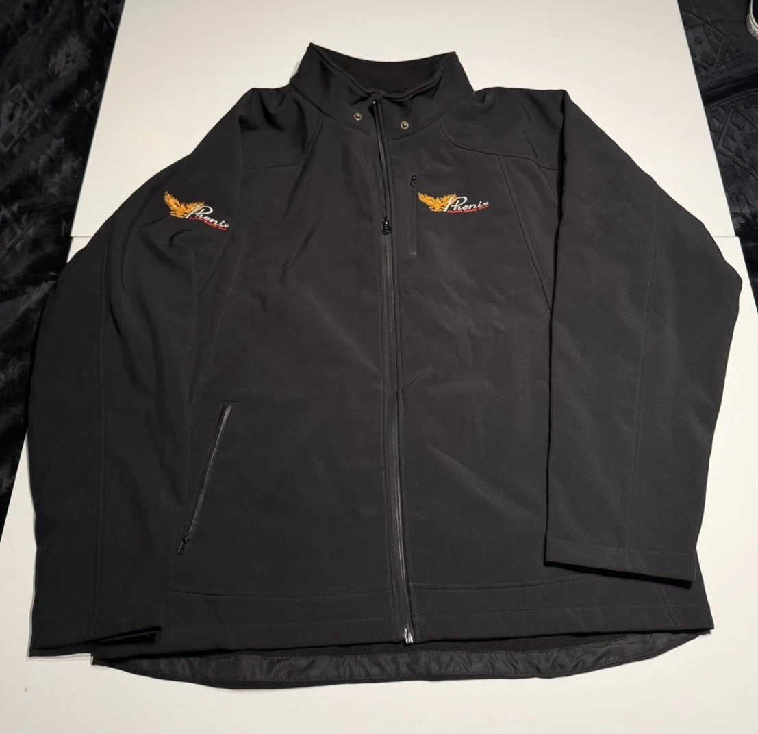 Phenix Fishing Rods Softshell Outdoor Jacket Men’s Sz 3XL Embroidered Logo