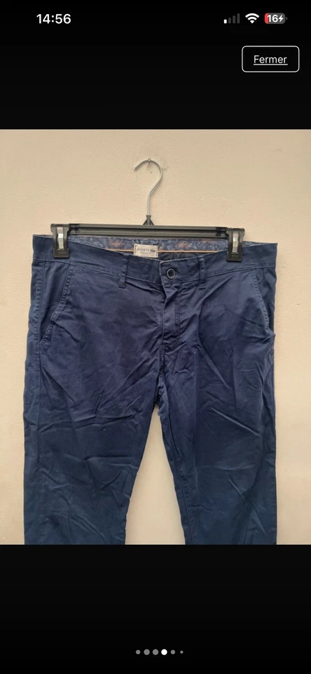 Pantalon Chino Lacoste - Photo 3/4