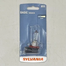 NEW Sylvania H11 Basic: Halogen Headlight Bulb, Basic Performance Single Pack 1x