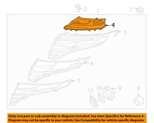 HYUNDAI OEM 2022 Tucson Daytime Running Lamp Components-Upper Bracket 92152CW000