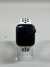 Unlocked Apple Watch SE 1st Gen 44MM Black Aluminum White Nike Sport Band