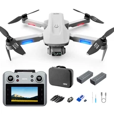 Rc Drones With screen 5G 4K GPS Drone X Pro HD Dual Camera WiFi FPV Foldable
